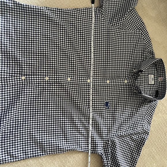 Harpers Penn State XL Men's navy and White Checkered Shirt - Picture 8 of 10